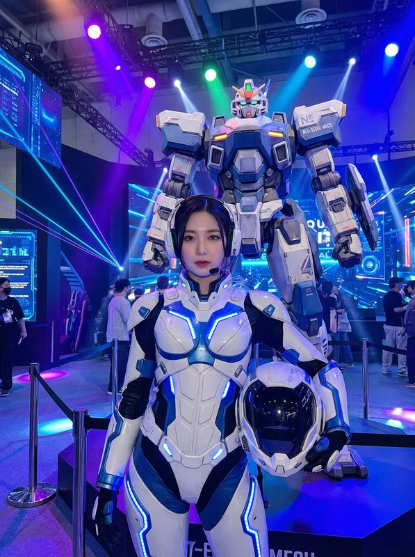 cosplay机甲动漫演示